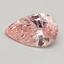 0.55 Ct. Fancy Vivid Pink Pear Lab Grown Diamond