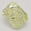 2.20 Ct. Fancy Light Yellow Radiant Diamond