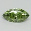 0.60 Ct. Fancy Vivid Green Marquise Lab Grown Diamond