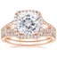 14KR Moissanite Fortuna Diamond Bridal Set (2/3 ct. tw.), smalltop view