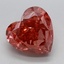 4.19 Ct. Fancy Vivid Pink Heart Lab Grown Diamond