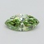 1.00 Ct. Fancy Vivid Green Marquise Lab Grown Diamond