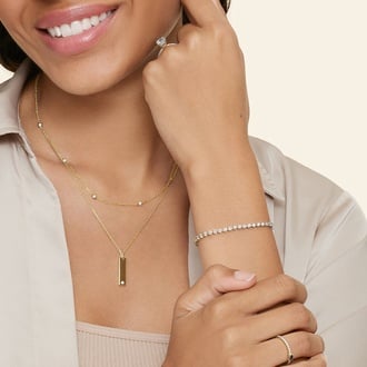 Three-Prong Diamond Tennis Bracelet (3 ct. tw.)