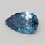 0.50 Ct. Fancy Vivid Blue Pear Lab Grown Diamond