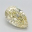 1.86 Ct. Fancy Intense Yellow Pear Lab Grown Diamond