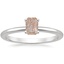 Platinum Four-Prong Comfort Fit 1.5mm Ring, smalltop view