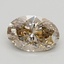 0.70 Ct. Very Light Yellowish Brown Oval Lab Grown Diamond