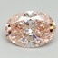 1.51 Ct. Fancy Intense Pink Oval Lab Grown Diamond