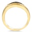 Sapphire Contoured Wave Wedding Band, smallside view
