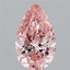 4.53 Ct. Fancy Vivid Pink Pear Lab Grown Diamond