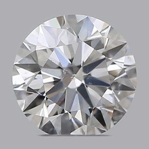 Round diamond — real photo