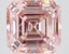 8.82 Ct. Fancy Vivid Pink Asscher Lab Grown Diamond