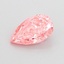 1.02 Ct. Fancy Vivid Pink Pear Lab Grown Diamond