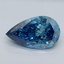 2.11 Ct. Fancy Vivid Malibu Blue Pear Lab Grown Diamond