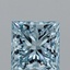 2.05 Ct. Fancy Intense Blue Princess Lab Grown Diamond