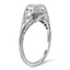 The Reed Ring, smalltop view on a hand