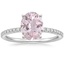 Platinum Ballad Half Coverage Diamond Ring (1/8 ct. tw.), smalltop view