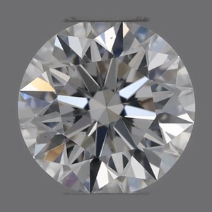 Round diamond — real photo
