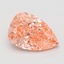 5.28 Ct. Fancy Vivid Pink Pear Lab Grown Diamond