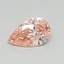 0.38 Ct. Fancy Vivid Pink Pear Lab Grown Diamond