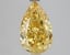 3.04 Ct. Fancy Vivid Yellow Yellow Pear Lab Grown Diamond