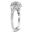 The Rockland Ring, smalltop view on a hand
