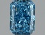 1.14 Ct. Fancy Vivid Blue Radiant Lab Grown Diamond