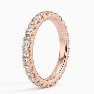 French Pavé Eternity Lab Diamond Ring (1 ct. tw.)