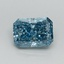 1.52 Ct. Fancy Vivid Blue Radiant Lab Grown Diamond