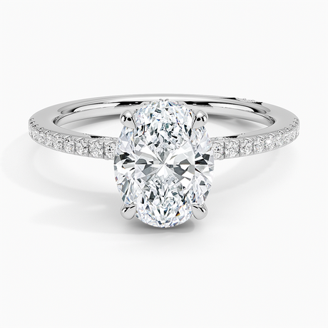 Diamond Accented Gallery Pave Band Setting