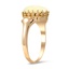 The Ofella Ring, smalltop view on a hand