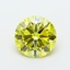 1.43 Ct. Fancy Vivid  Yellow Round Lab Grown Diamond