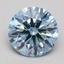 2.04 Ct. Fancy Blue Round Lab Grown Diamond