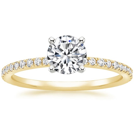 18K Yellow Gold Luxe Ballad Bridal Set (1/2 ct. tw.)