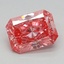 0.90 Ct. Fancy Vivid Pink Radiant Lab Grown Diamond