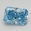 1.04 Ct. Fancy Vivid Blue Radiant Lab Grown Diamond
