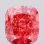 3.52 Ct. Fancy Vivid Pink Cushion Lab Grown Diamond