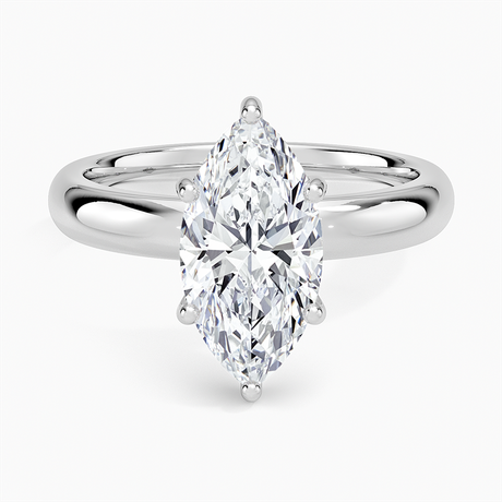 18K White Gold Sydney Perfect Fit Halo 3mm Diamond Ring