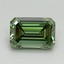 1.56 Ct. Fancy Vivid Green Emerald Lab Grown Diamond