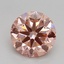 2.00 Ct. Fancy Intense Pink Round Lab Grown Diamond