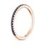 14K Rose Gold Luxe Ballad Sapphire Ring, smallside view