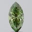 2.02 Ct. Fancy Vivid Green Marquise Lab Grown Diamond