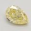 2.01 Ct. Fancy Intense Yellow Pear Lab Grown Diamond