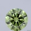 2.20 Ct. Fancy Vivid Green Round Lab Grown Diamond