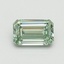 1.00 Ct. Fancy Intense Pacific Green Emerald Lab Grown Diamond