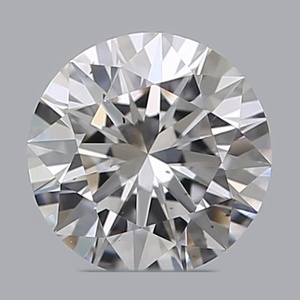Round diamond — real photo