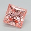 1.89 Ct. Fancy Intense Pink Princess Lab Grown Diamond