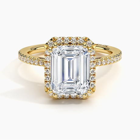 18K Yellow Gold Simply Tacori Cathedral Drape Diamond Ring