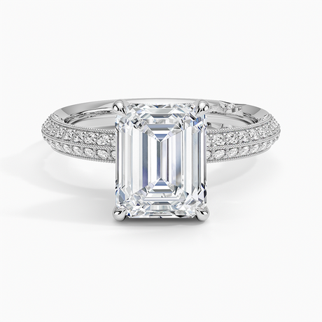 Diamond Knife Edge Ring