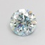 1.20 Ct. Fancy Greenish Blue Round Lab Grown Diamond
